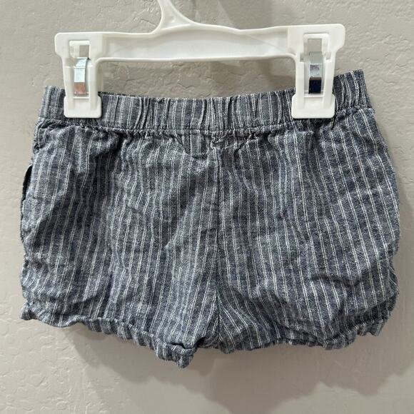 Go Gently Nation Kids Blue Stripe Chambray Shorts - Picture 4 of 6